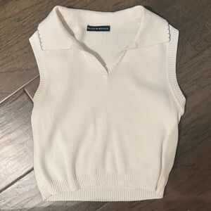 Brandy Melville Cream Knit Top